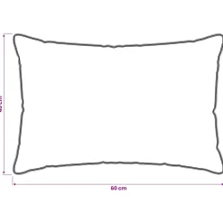 vidaXL Hoofdkussen Wit 40 x 60 cm Bamboevezel