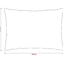 vidaXL Hoofdkussen 40 x 60 cm Australisch Wol Wit