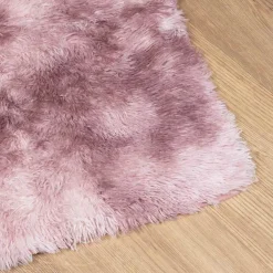 vidaXL Hoogpolig vloerkleed NAVARRA 60x100 cm polyester stoffig roze