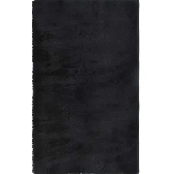 vidaXL Hoogpolig vloerkleed NAVARRA 60x100 cm polyester zwart
