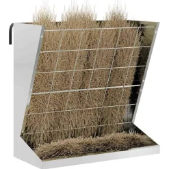 vidaXL Hooi Feeder zilver 71 x 33 x 70 cm 5 kg Gegalvaniseerd staal