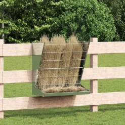 vidaXL Hooi Feeder zilver 71 x 33 x 70 cm 5 kg Gegalvaniseerd staal