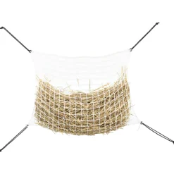 vidaXL Hooinetten 2 st 90x60 cm rechthoekig polypropeen wit