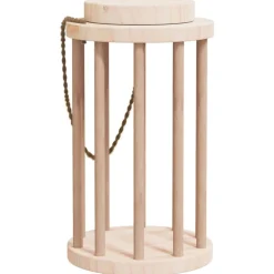 vidaXL Hooiruif voor konijnen Ø15x25,5 cm massief vurenhout