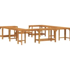 vidaXL Hot Tub Omgeving Massief Acaciahout Bruin