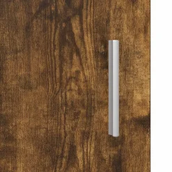 vidaXL Houten Kast Gerookt eiken Bewerkt hout