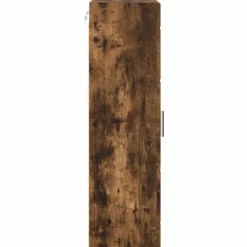 vidaXL Houten Kast Gerookt eiken Bewerkt hout