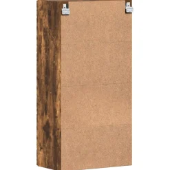 vidaXL Houten Kast Gerookt eiken Bewerkt hout
