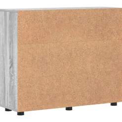 vidaXL Houten Kast Grijs Sonoma Bewerkt hout