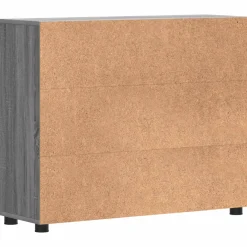 vidaXL Houten Kast Grijs Sonoma Bewerkt hout