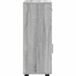 vidaXL Houten Kast Grijs Sonoma Bewerkt hout