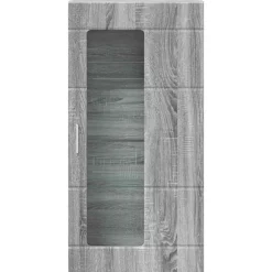 vidaXL Houten Kast Grijs Sonoma Bewerkt hout