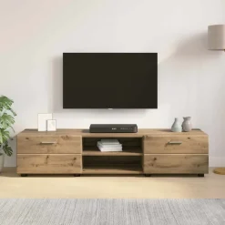 vidaXL Houten Kast 150 x 39 x 30 cm Artisan Eiken Bewerkt hout