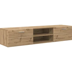 vidaXL Houten Kast 150 x 39 x 30 cm Artisan Eiken Bewerkt hout