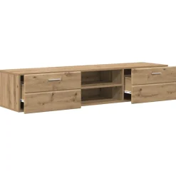 vidaXL Houten Kast 150 x 39 x 30 cm Artisan Eiken Bewerkt hout