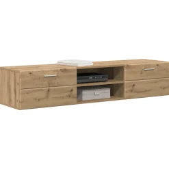 vidaXL Houten Kast 150 x 39 x 30 cm Artisan Eiken Bewerkt hout