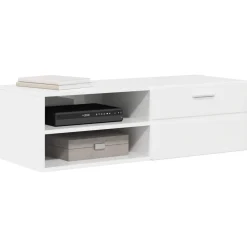 vidaXL Houten Kast 100,5 x 39 x 30 cm Beton Grijs Bewerkt hout
