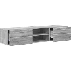 vidaXL Houten Kast 150 x 39 x 30 cm Grijs Sonoma Bewerkt hout