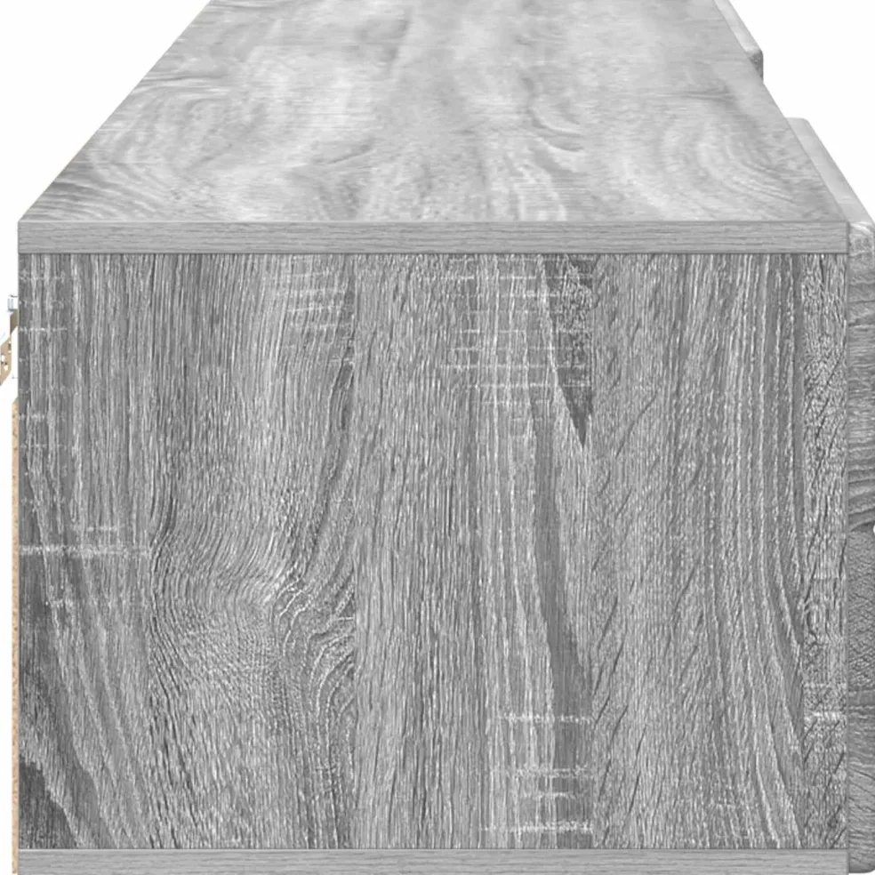 vidaXL Houten Kast 150 x 39 x 30 cm Grijs Sonoma Bewerkt hout