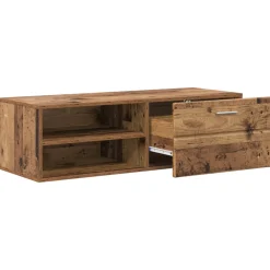 vidaXL Houten Kast 100,5 x 39 x 30 cm Oudhout Bewerkt hout