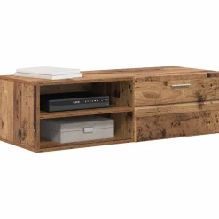 vidaXL Houten Kast 100,5 x 39 x 30 cm Oudhout Bewerkt hout