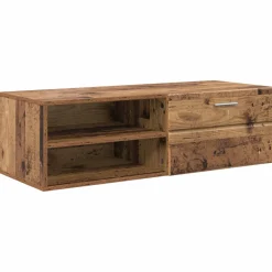 vidaXL Houten Kast 100,5 x 39 x 30 cm Oudhout Bewerkt hout