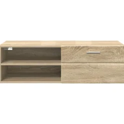 vidaXL Houten Kast 100,5 x 39 x 30 cm Sonoma Eiken Bewerkt hout