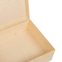 vidaXL Houten kist met deksel 40x30x13 cm massief grenenhout