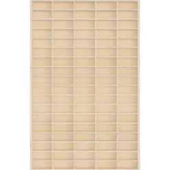 vidaXL Houten Verzamelaarsvitrine met 90 Vakken 50,5x4,5x79cm
