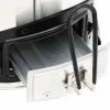 vidaXL Houtkachel met USB-ventilator 35,5x26x28 cm roestvrijstaal
