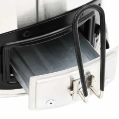 vidaXL Houtkachel met USB-ventilator 35,5x26x28 cm roestvrijstaal