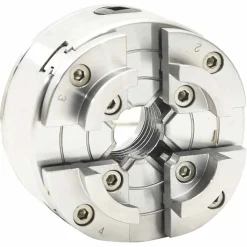 vidaXL Houtklauwplaat 4 bekken M33 verbinding 96 mm staal zilverkleur