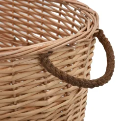 vidaXL Houtmand met handvatten 56x40x28 cm natuurlijk wilgenhout