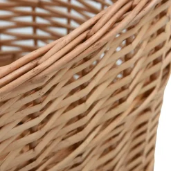 vidaXL Houtmand met handvatten 56x40x28 cm natuurlijk wilgenhout