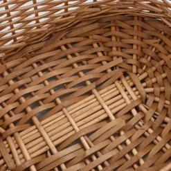 vidaXL Houtmand met handvatten 56x40x28 cm natuurlijk wilgenhout