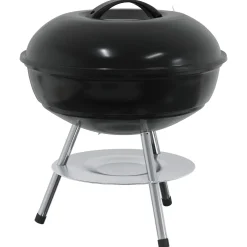 vidaXL Houtskool Grill 36,5 x 36,5 x 40 cm Zwart