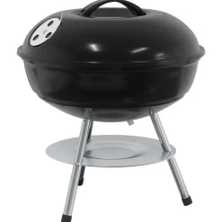 vidaXL Houtskool Grill 36,5 x 36,5 x 40 cm Zwart