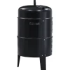 vidaXL Houtskoolroker barbecue-grill 3-in-1 40x80 cm