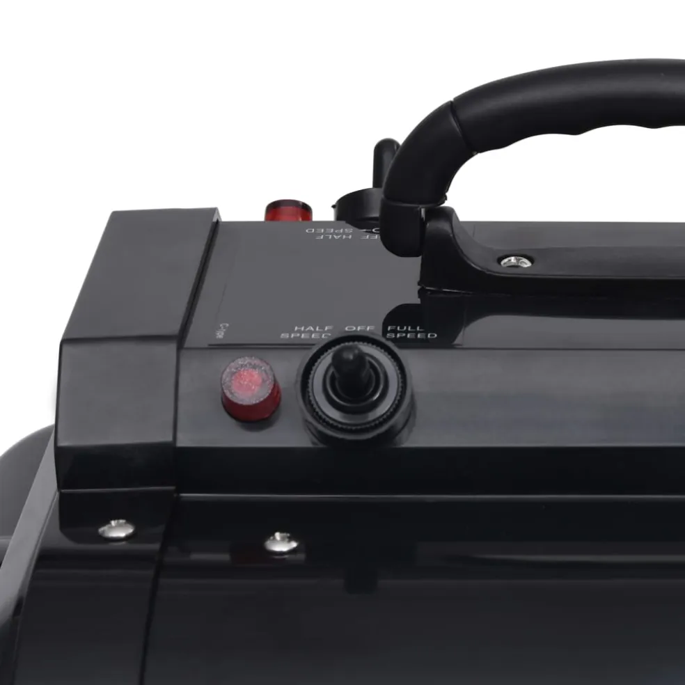 vidaXL Huisdierenföhn dubbele motor zwart