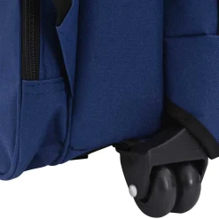 vidaXL Huisdierentrolley inklapbaar blauw