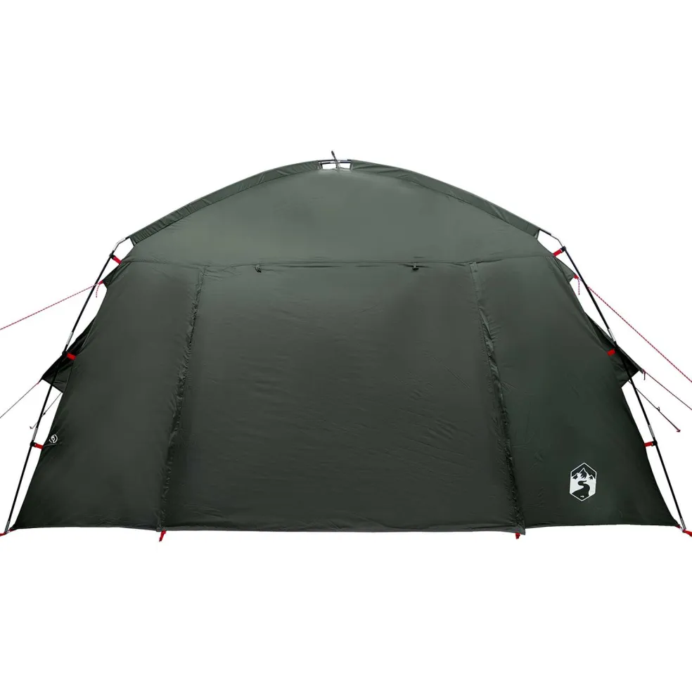 vidaXL Huisje Tent 4-persoons Legergroen Polyester