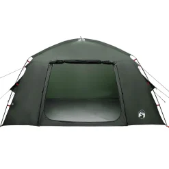 vidaXL Huisje Tent 4-persoons Legergroen Polyester