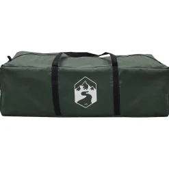 vidaXL Huisje Tent 4-persoons Legergroen Polyester