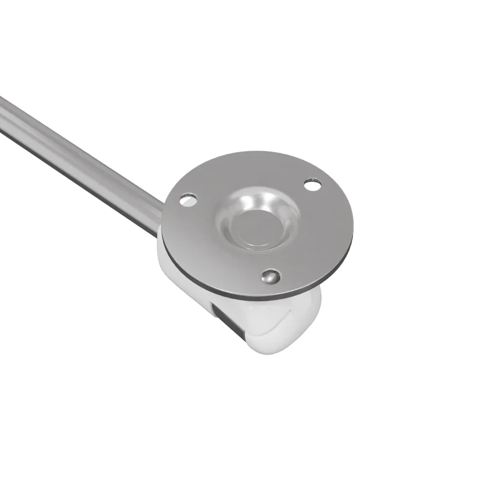 vidaXL Hydraulische Gasveer 12 st zilver 280 x 17 x 16 mm PP en IJzer