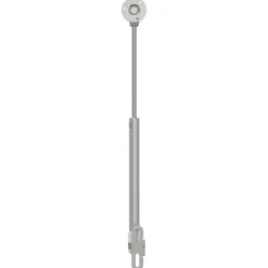 vidaXL Hydraulische Gasveer 12 st zilver 280 x 17 x 16 mm PP en IJzer