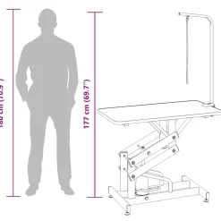 vidaXL Hydraulisch verstelbare trimtafel met aanlijnoptie