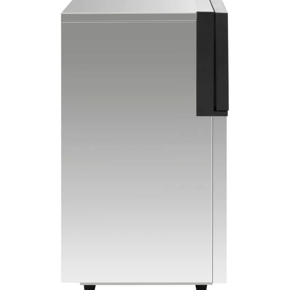 vidaXL IJsblokjesmachine 45 kg / 24 u zilverkleurig