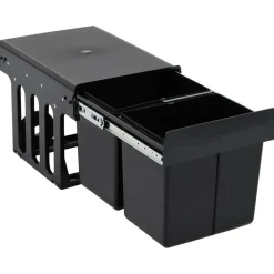 vidaXL Inbouwprullenbak uittrekbaar soft-close 36 L