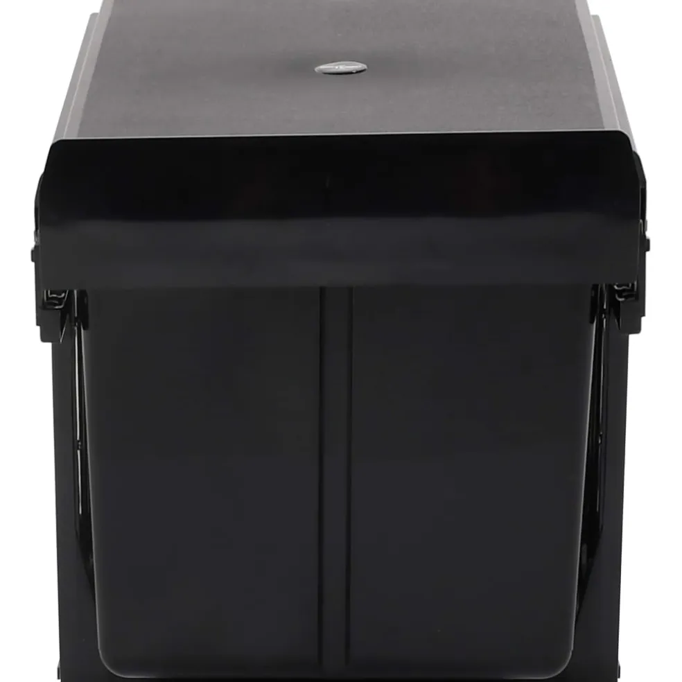 vidaXL Inbouwprullenbak uittrekbaar soft-close 36 L