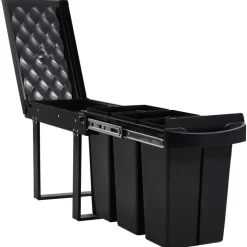 vidaXL Inbouwprullenbak uittrekbaar soft-close 36 L